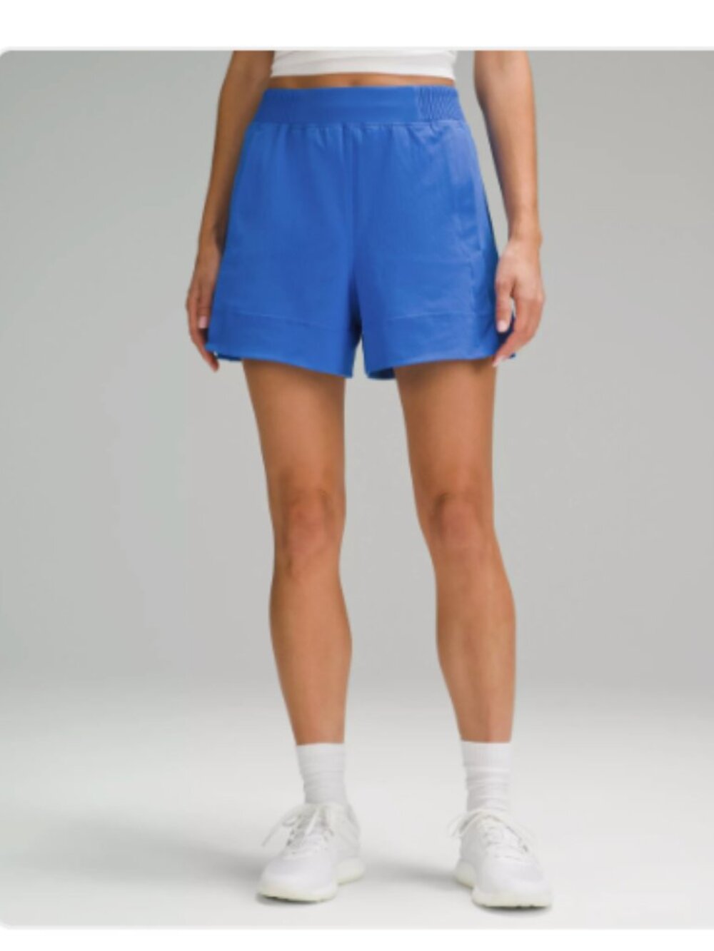 Lululemon Stretch Woven Relaxed-Fit High-Rise Short 4" Pipe Dream Blue Size M